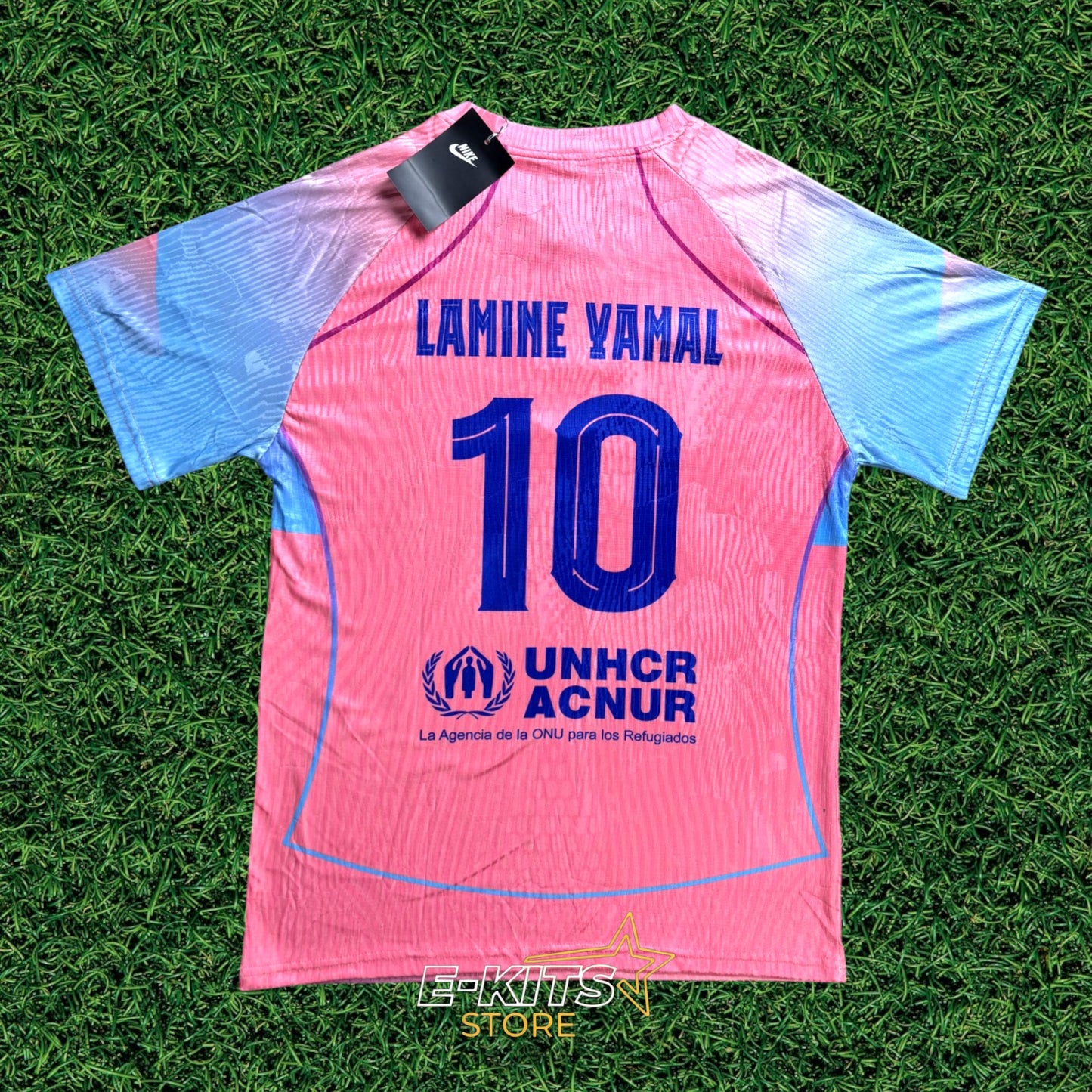 FC Barcelona "Lamine Yamal" Special Edition Jersey - Pink & Blue