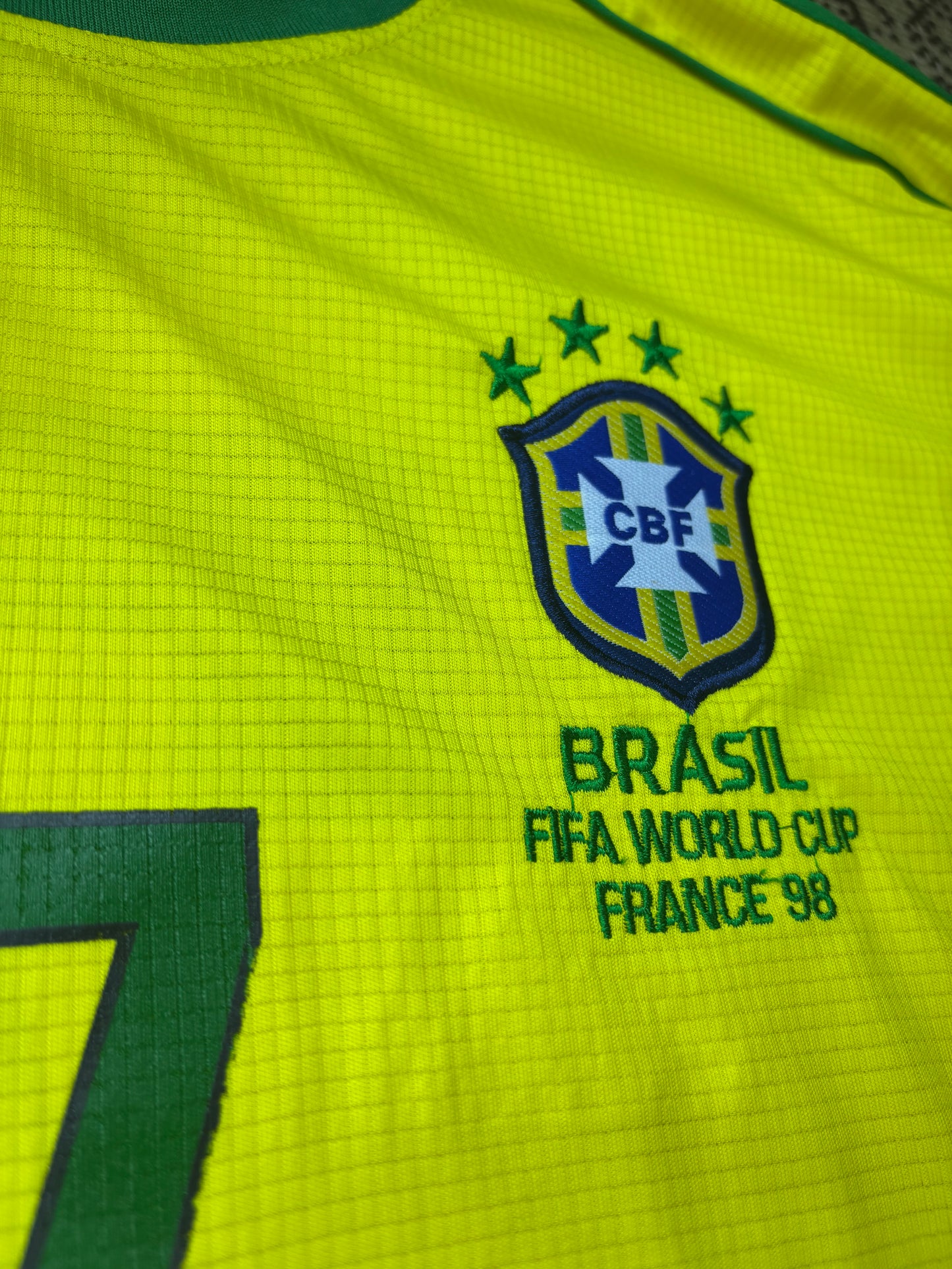 Maillot Brésil Rétro - Édition Ronaldinho 1998
