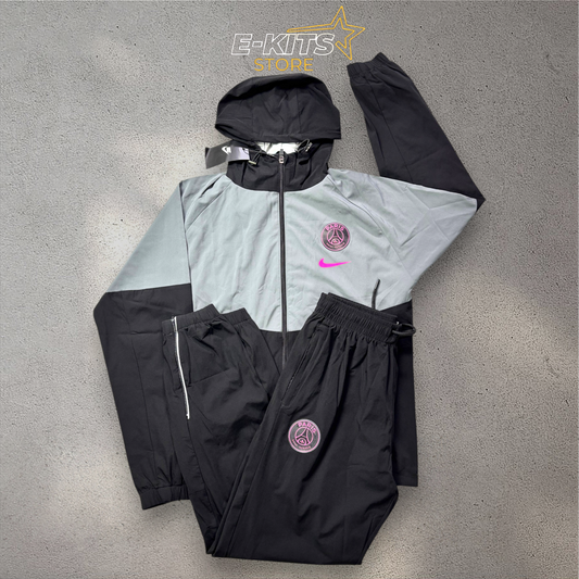 Veste de survêtement Nike x PSG 26/27 - Noir et Gris