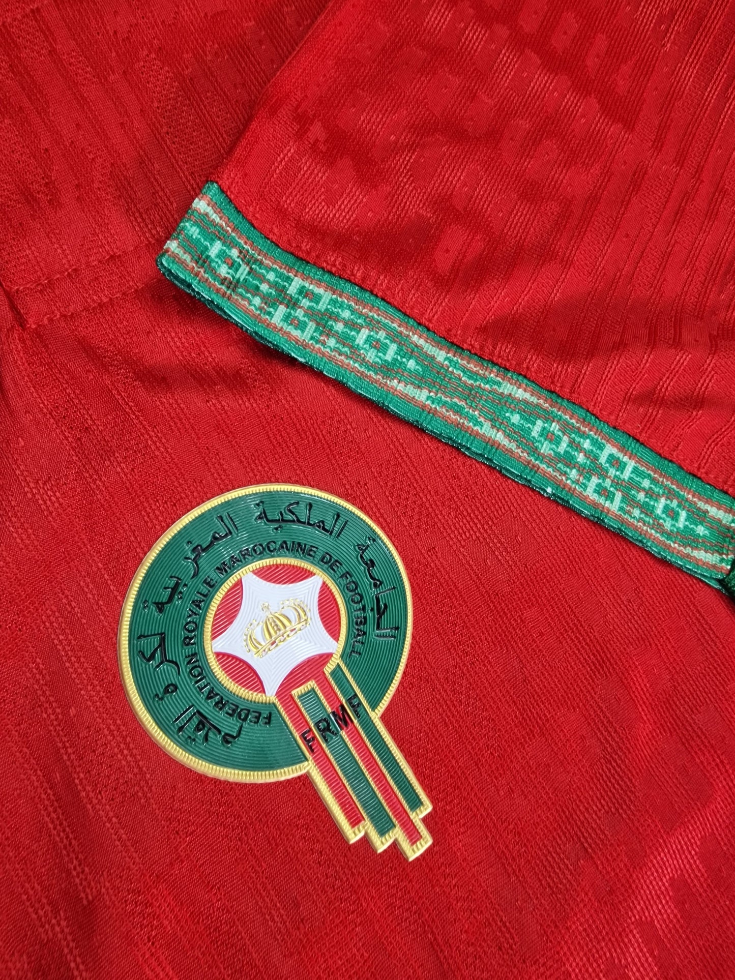 تيشيرت المغرب الأحمر كأس العالم 2026 - احترافي