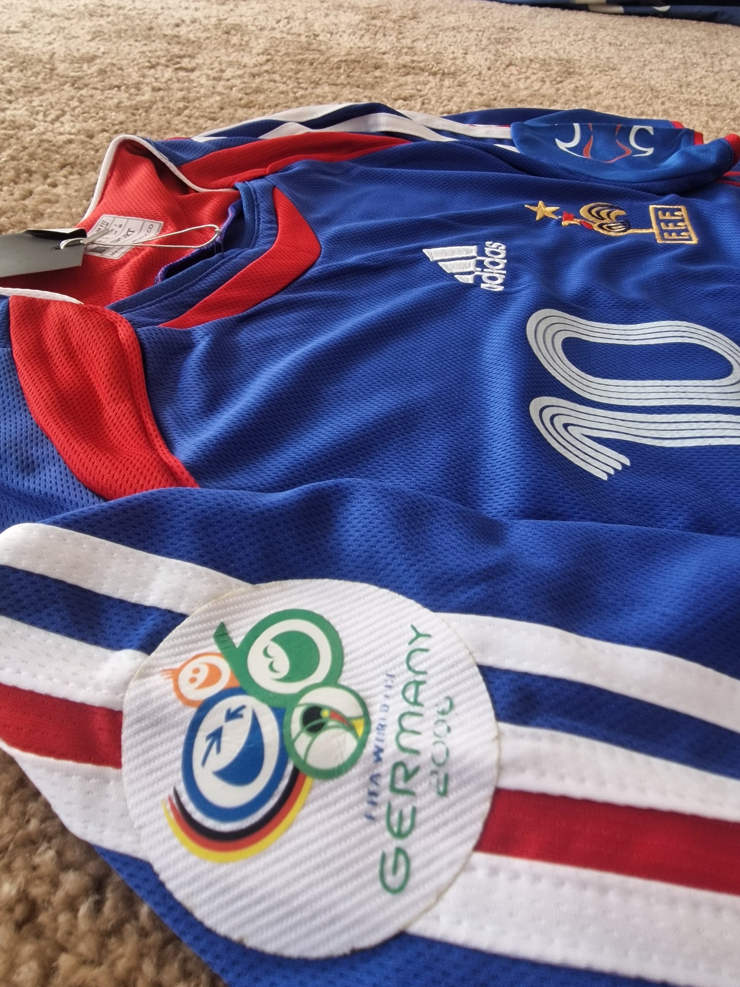 France 2006 Retro Home Jersey - Zidane #10