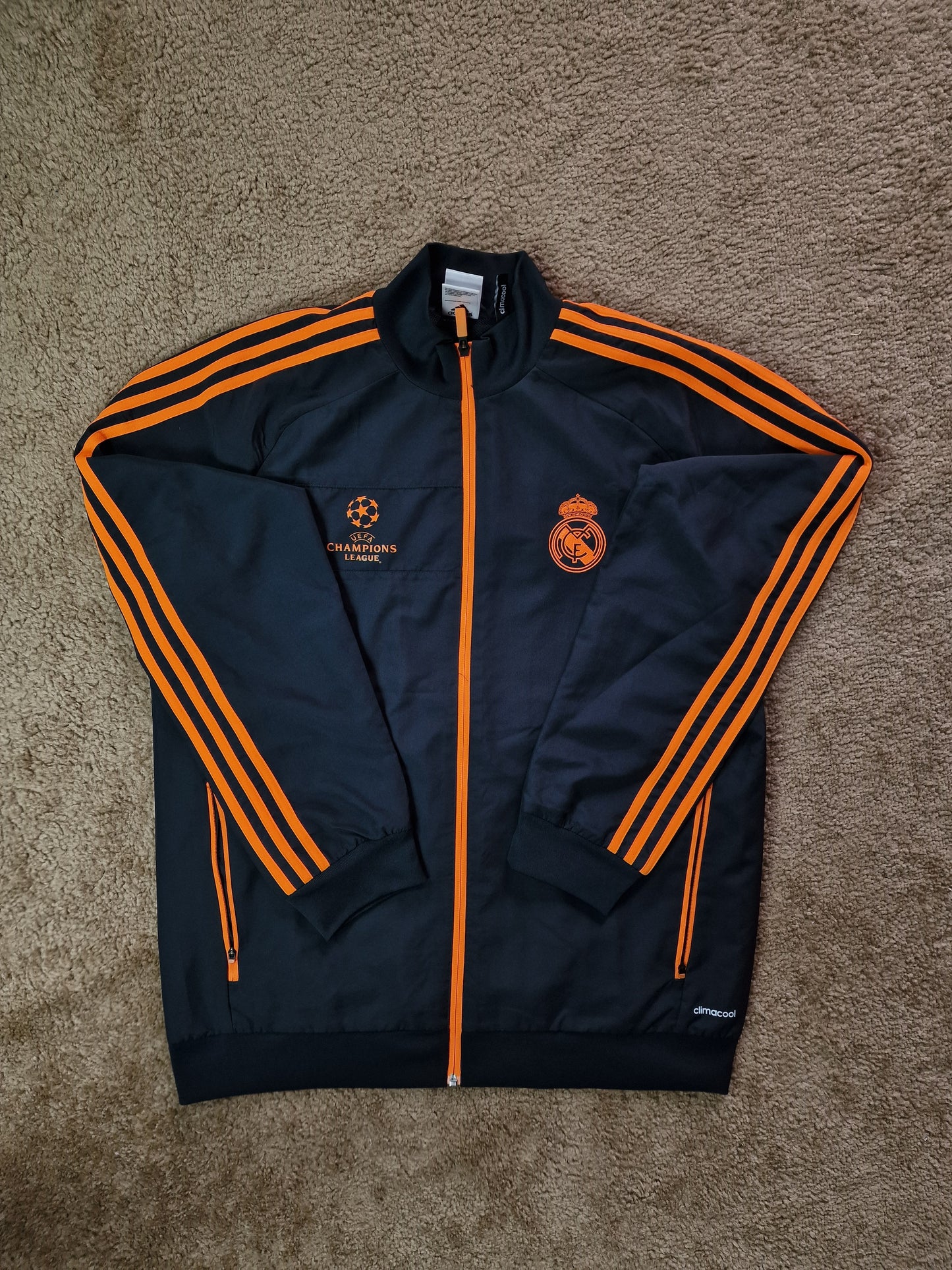 2013-14 Real Madrid adidas CL Track Jacket Original - Size M