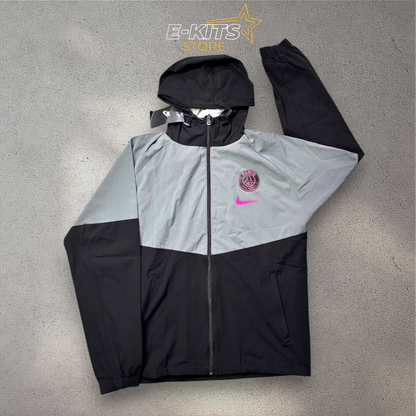 Veste de survêtement Nike x PSG 26/27 - Noir et Gris