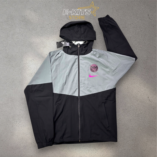 Veste de survêtement Nike x PSG 26/27 - Noir et Gris