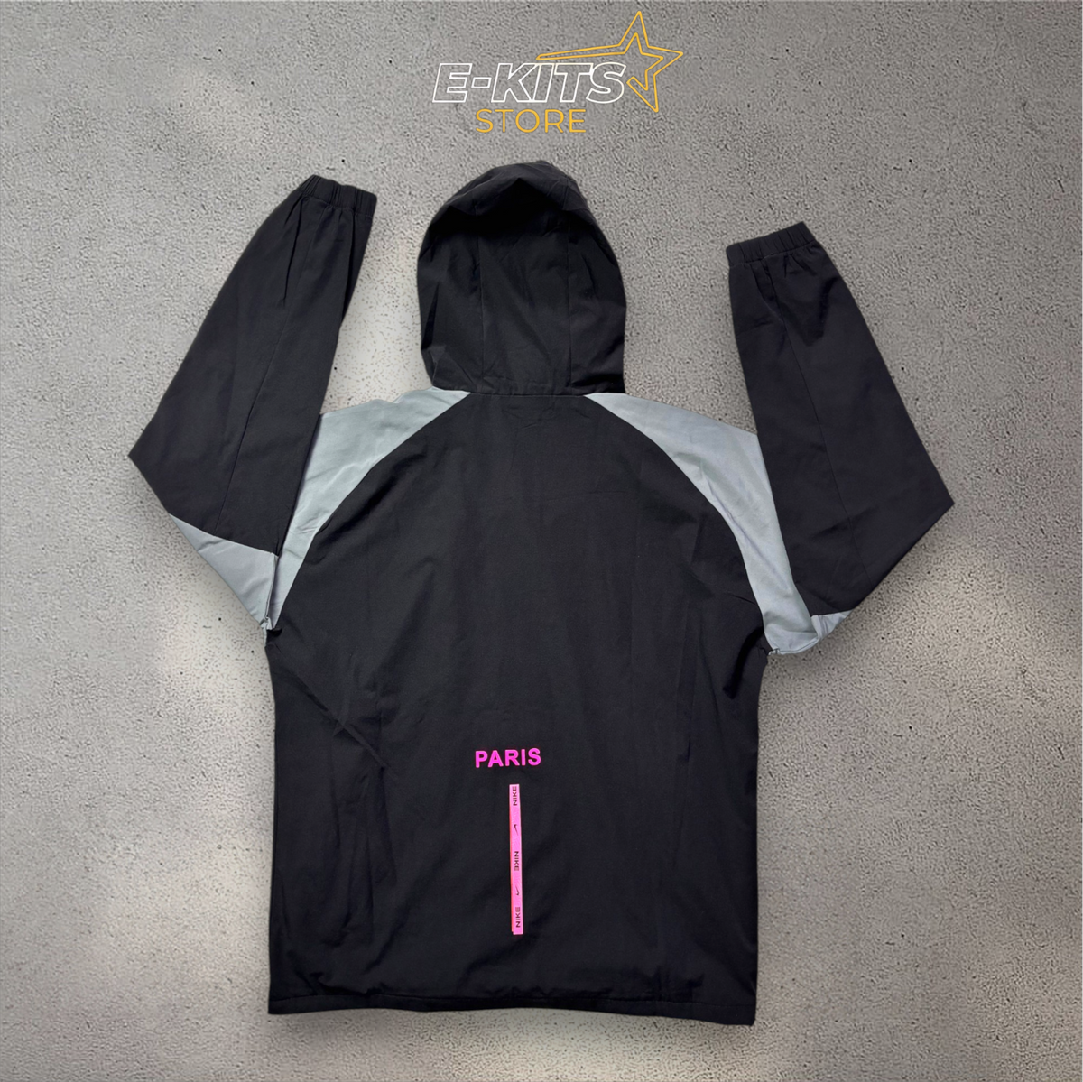 Veste de survêtement Nike x PSG 26/27 - Noir et Gris