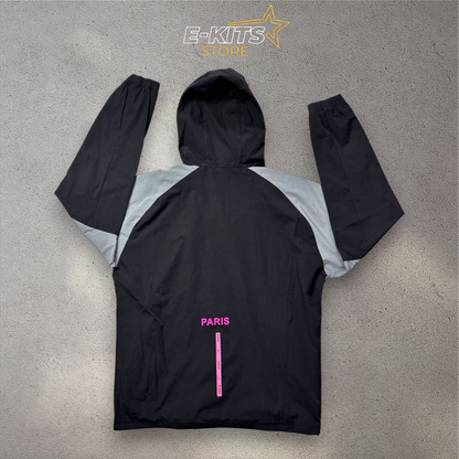 Veste de survêtement Nike x PSG 26/27 - Noir et Gris