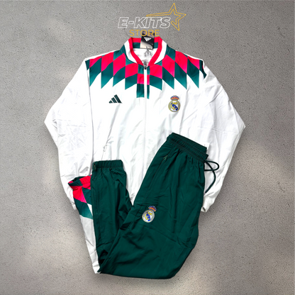 Veste de survêtement Adidas x Real Madrid 26/27 - Blanc