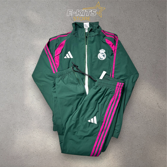 Veste de survêtement Adidas x Real Madrid 26/27 - Vert