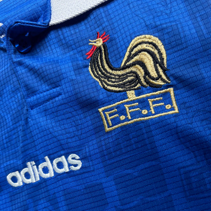 France 1996 Retro Home Jersey - Zidane #10