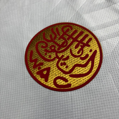 Wydad Casablanca (WAC) Retro Away Jersey - White & Red
