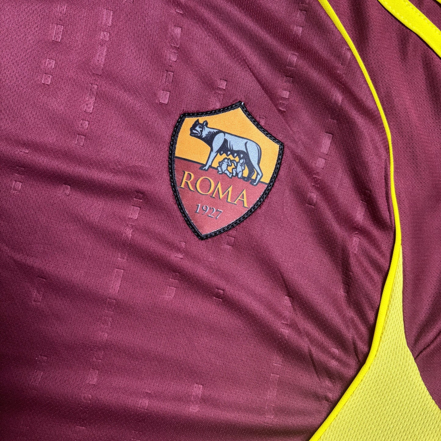 AS Roma Jersey - Maroon & Yellow