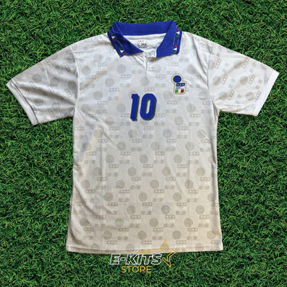 Italy 1994 Retro World Cup Away Jersey - Roberto Baggio #10