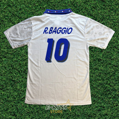 Italy 1994 Retro World Cup Away Jersey - Roberto Baggio #10