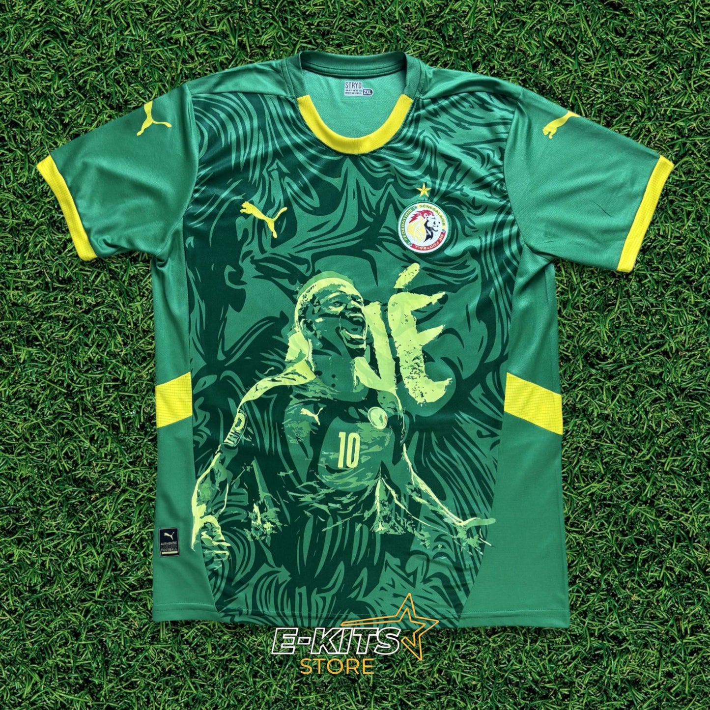 Senegal Special Edition "Sadio Mané" Jersey - Green & Yellow