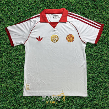 Wydad Casablanca (WAC) Retro Away Jersey - White & Red