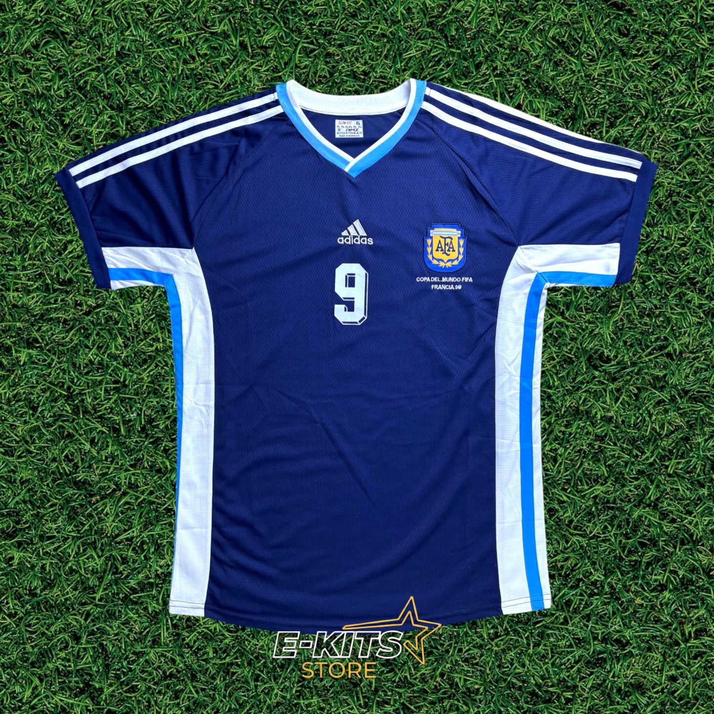 Argentina 1998 Retro Away Jersey - Batistuta #9