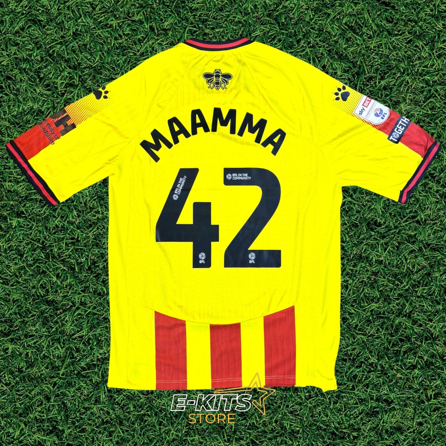 Watford FC 2025/26 Home Jersey - Maamma #42