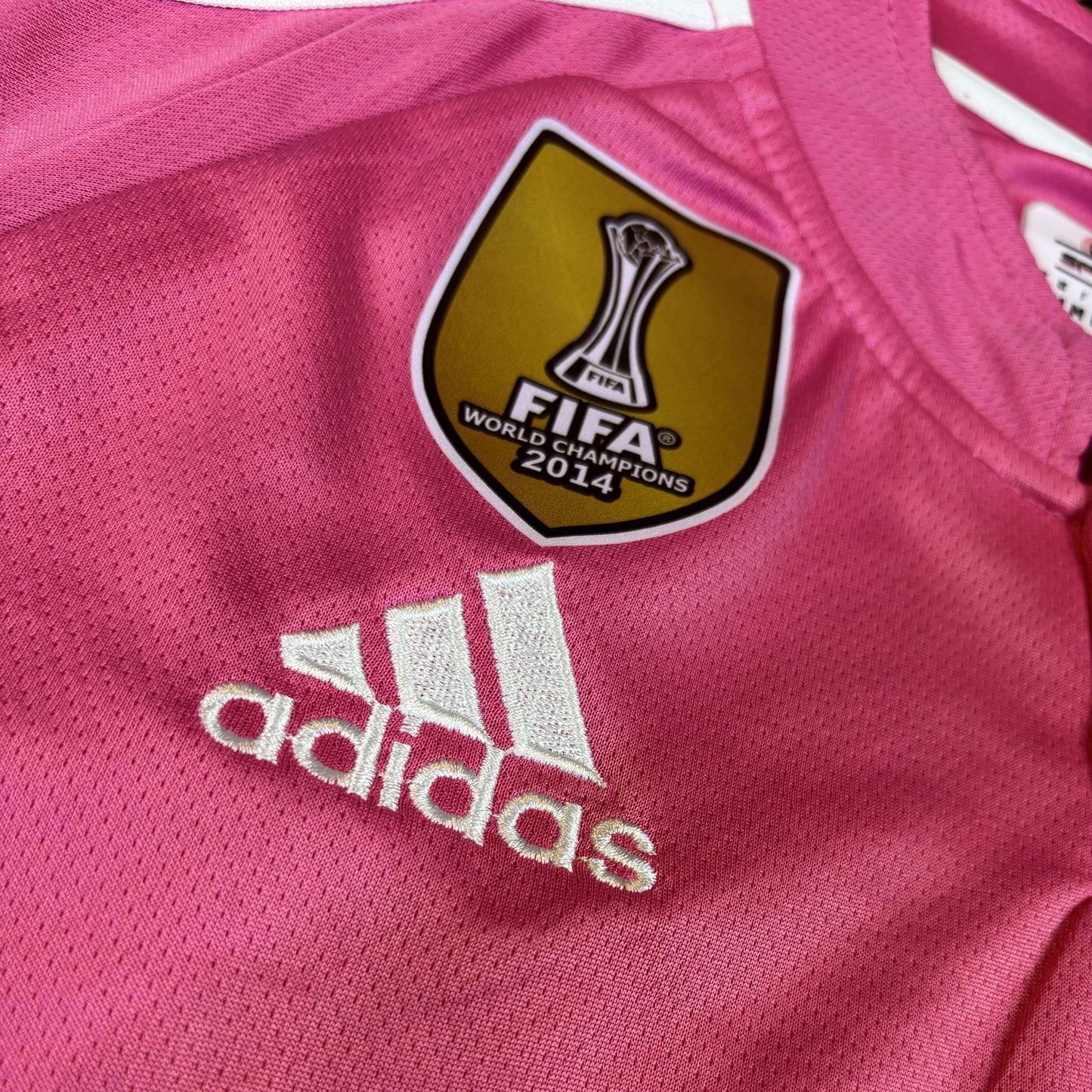 Real Madrid 2014-15 Pink Away Long Sleeve Jersey - Ronaldo #7