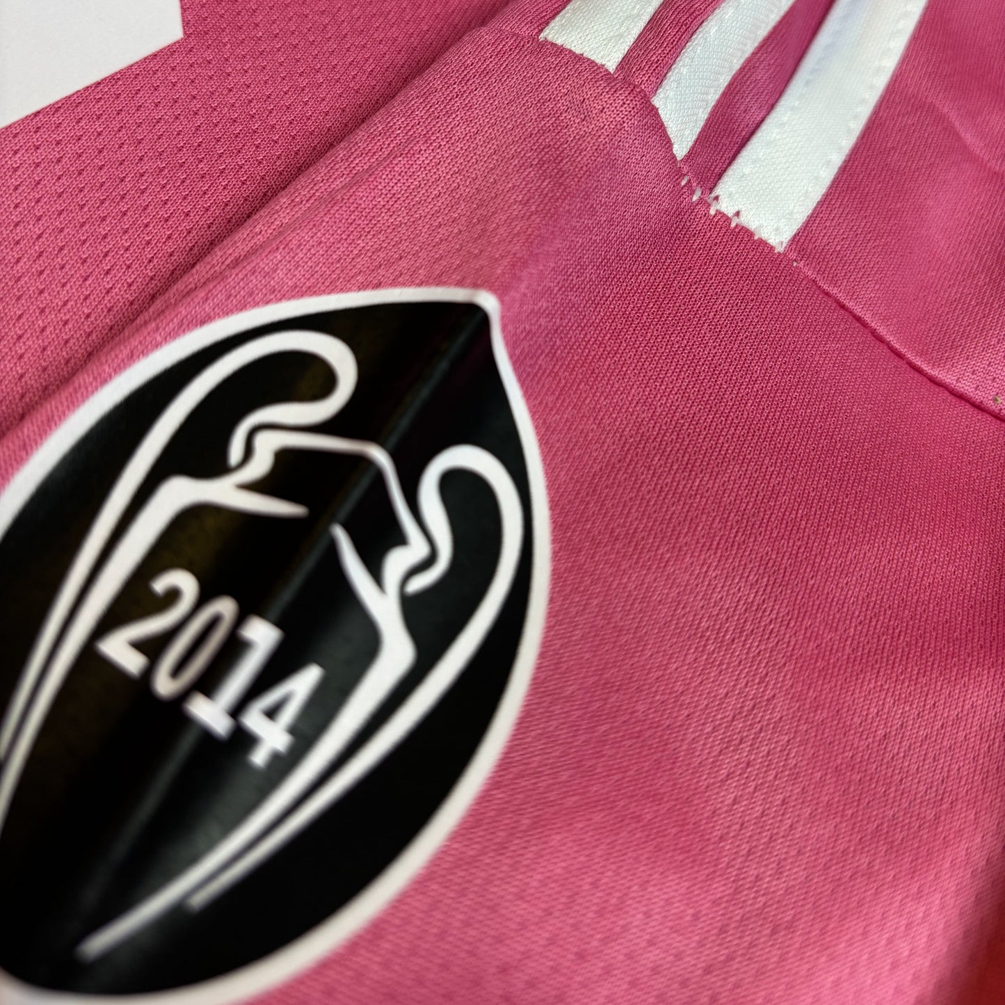 Real Madrid 2014-15 Pink Away Long Sleeve Jersey - Ronaldo #7