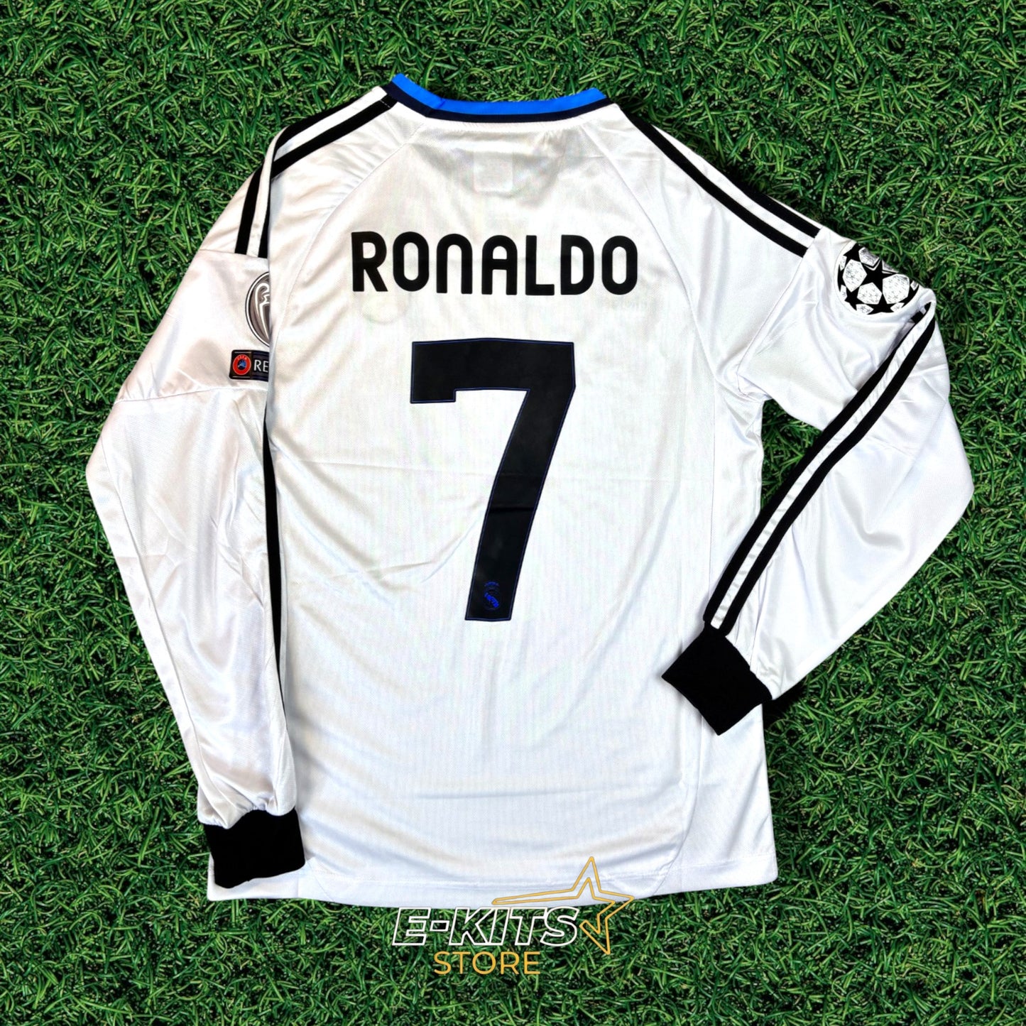 Real Madrid 11/12 UCL Retro Kit – Ronaldo #7 (L/S)
