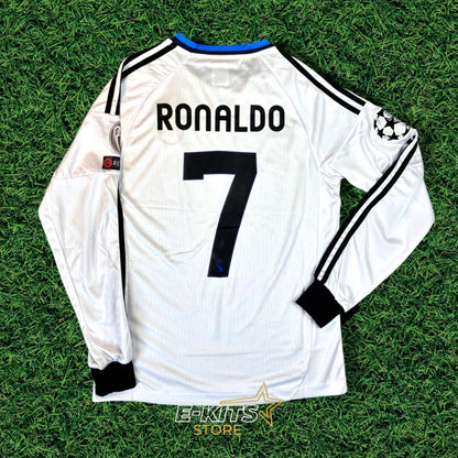 Real Madrid 11/12 UCL Retro Kit – Ronaldo #7 (L/S)