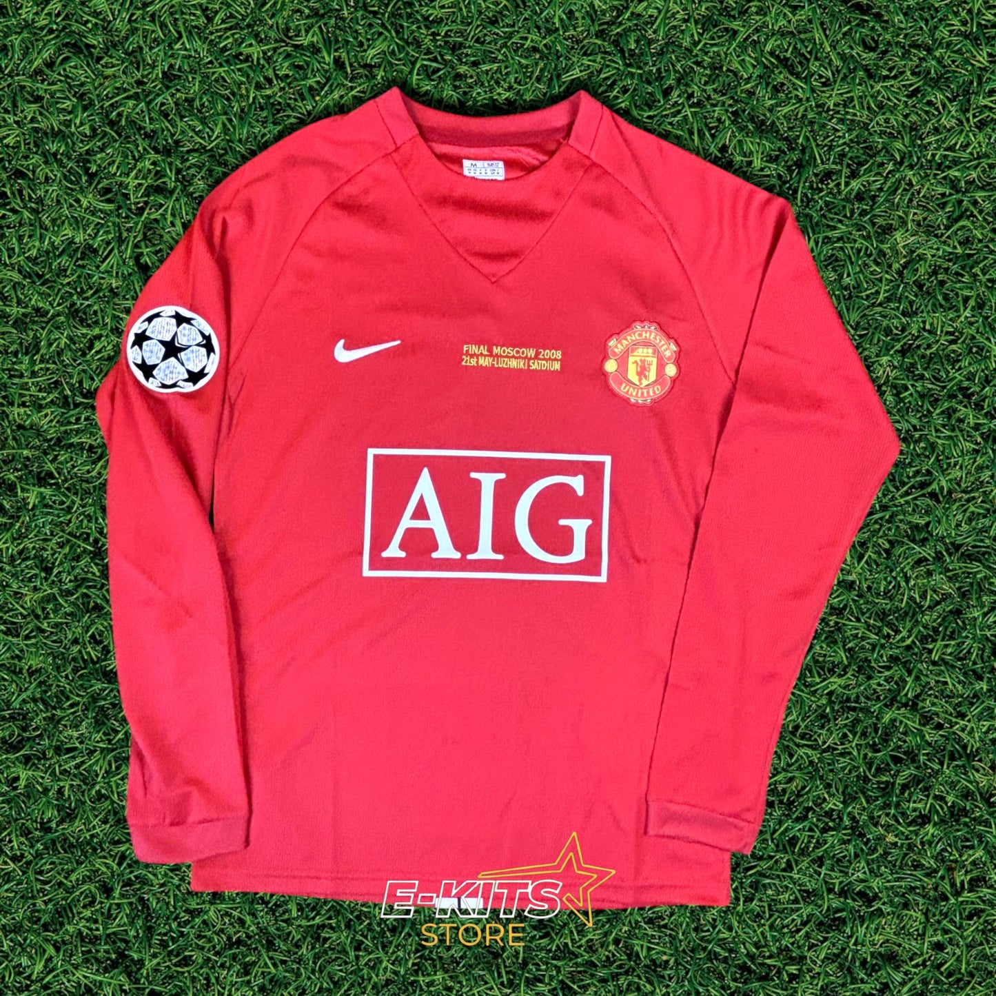 Manchester United 2008 Champions League Final Long Sleeve Jersey - Ronaldo #7