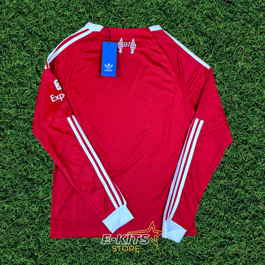 Maillot Domicile Liverpool 25/26 (Manches Longues)
