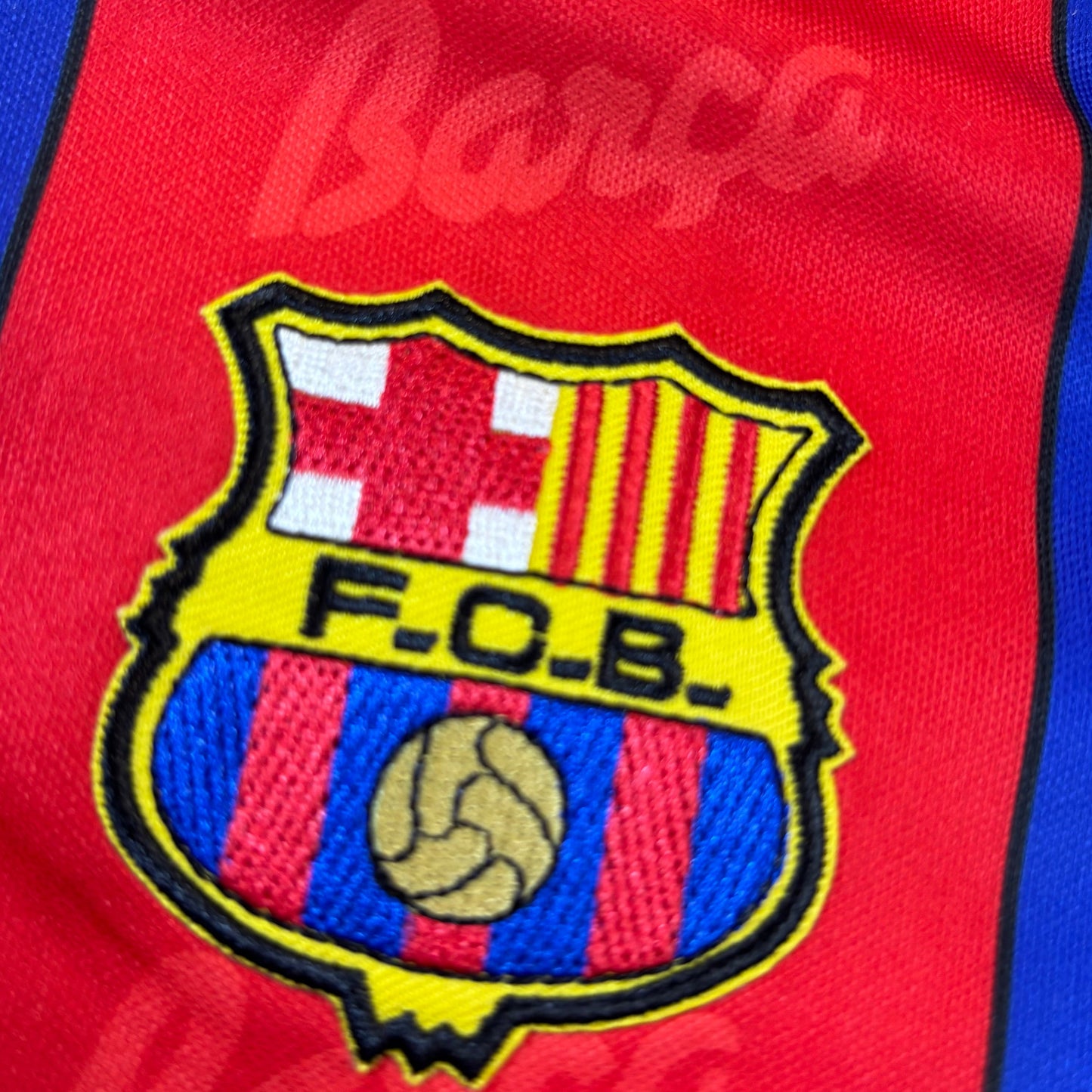 FC Barcelona 1996/97 Home Kit Version PRO – Ronaldo #9