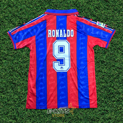 FC Barcelona 1996/97 Home Kit Version PRO – Ronaldo #9