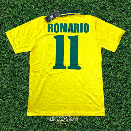Brazil 1991/93 Home Kit Version PRO – Romario #11