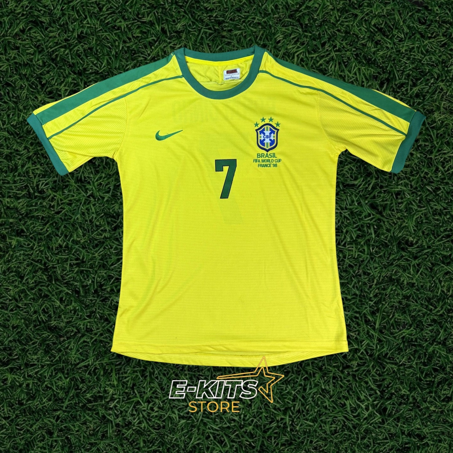 Maillot Brésil Rétro - Édition Ronaldinho 1998