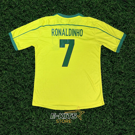 Maillot Brésil Rétro - Édition Ronaldinho 1998