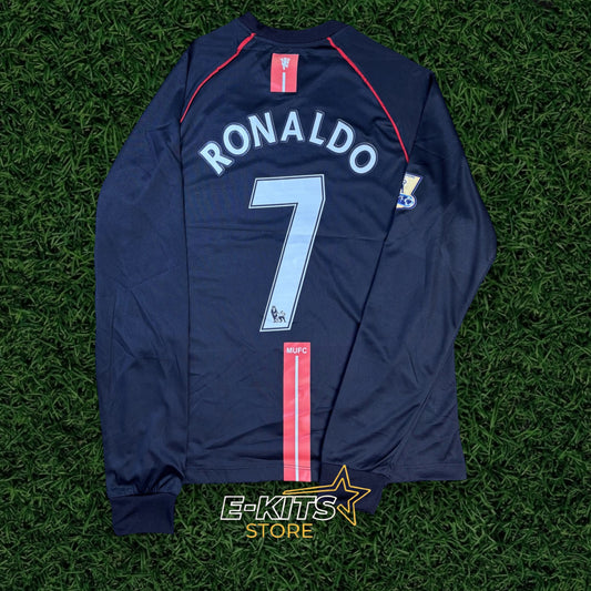 Maillot Rétro Manchester United - Édition Ronaldo 2007-08 Manches Longues