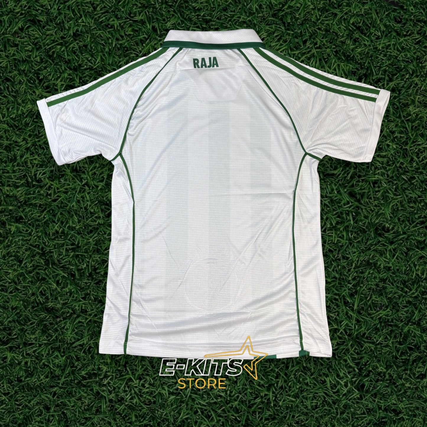 Maillot Raja CA – Édition "Stripes" (Adidas) - white & green