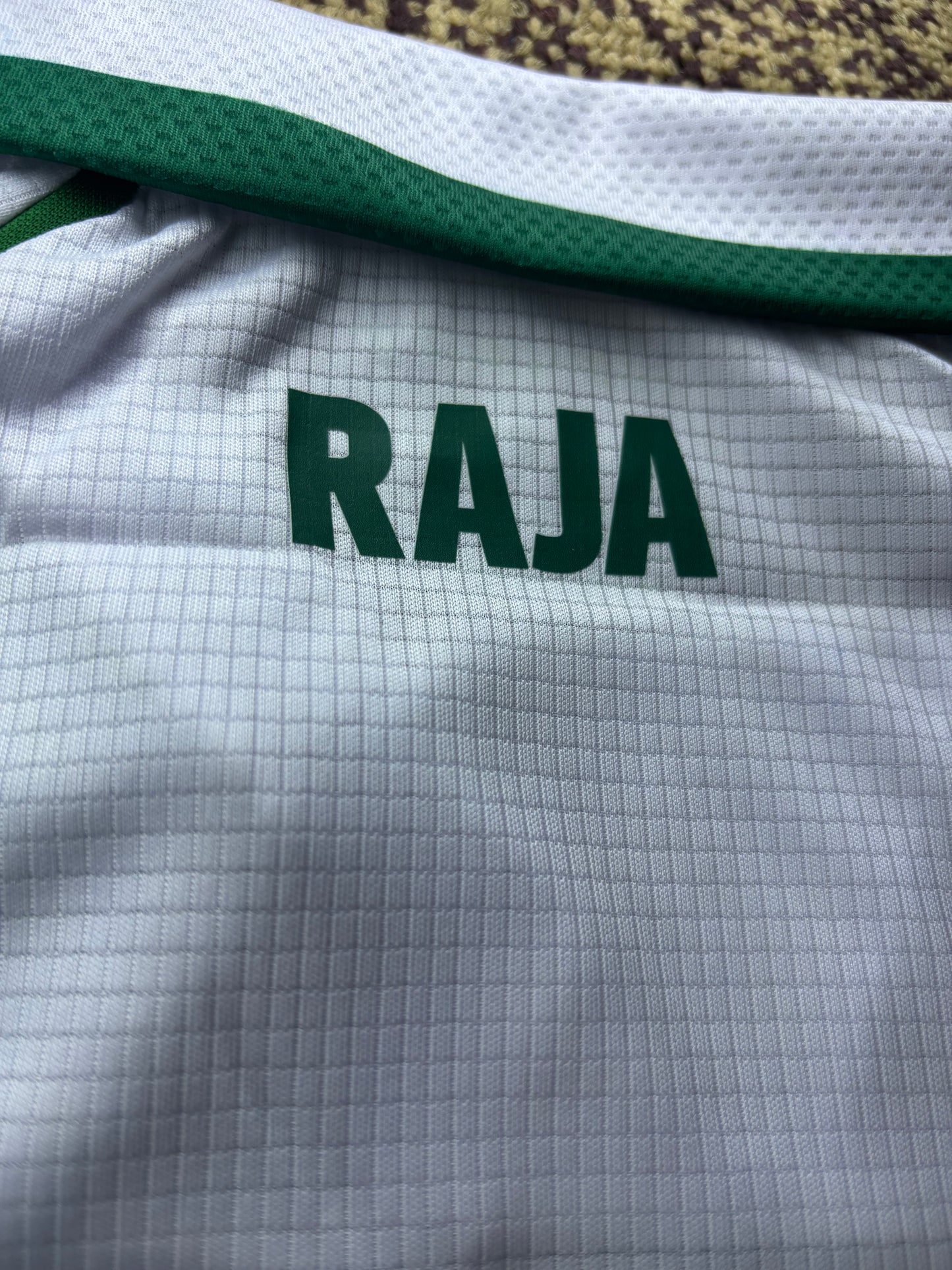 Maillot Raja CA – Édition "Stripes" (Adidas) - white & green