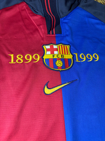 FC Barcelona 1999-00 Retro Long Sleeve Shirt