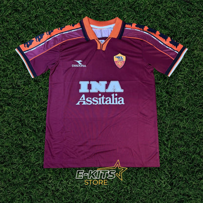 Maillot AS Roma Domicile 1998/99 – Retro Edition (Totti #10)