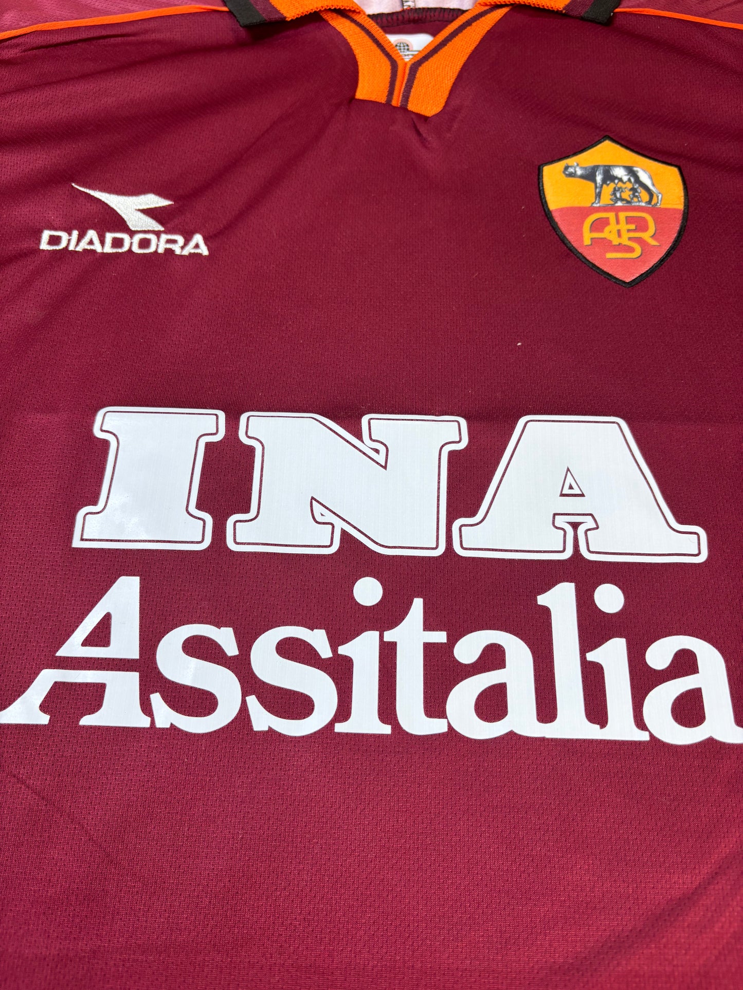 Maillot AS Roma Domicile 1998/99 – Retro Edition (Totti #10)