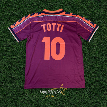 Maillot AS Roma Domicile 1998/99 – Retro Edition (Totti #10)