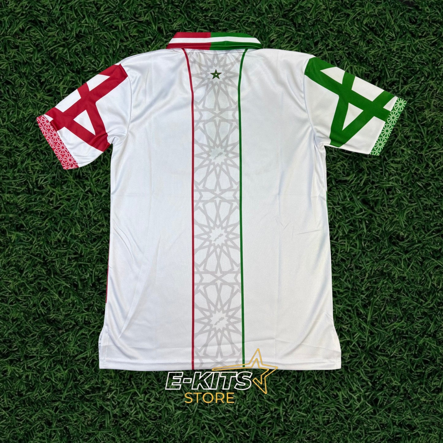 Polo Maroc Concept "Artisanat" Édition Limitée – Blanc & Zellige