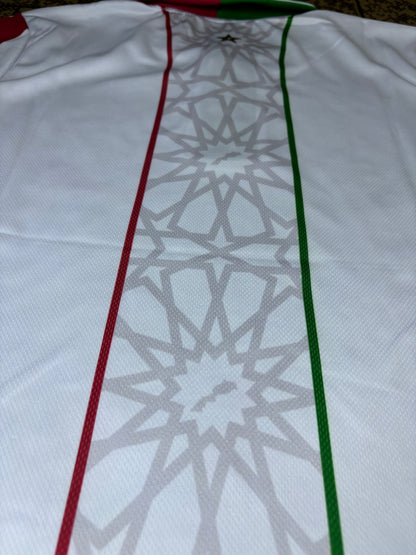 Polo Maroc Concept "Artisanat" Édition Limitée – Blanc & Zellige
