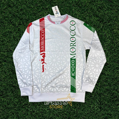 Sweat-shirt Maroc Concept "Héritage & Calligraphie" – Blanc