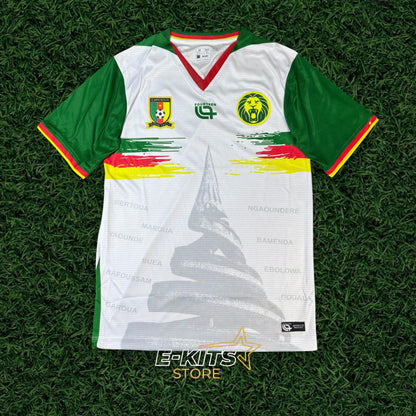 Maillot Cameroun Domicile 2024/25 – Édition « Monument des Lions »