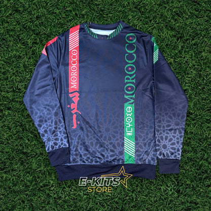 Sweat-shirt Maroc Concept "Artisanat" – Édition Noire