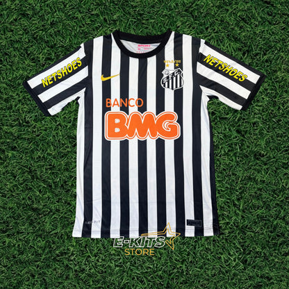 Santos - Neymar 11 - Striped - white & black