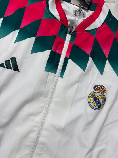 Veste de survêtement Adidas x Real Madrid 26/27 - Blanc