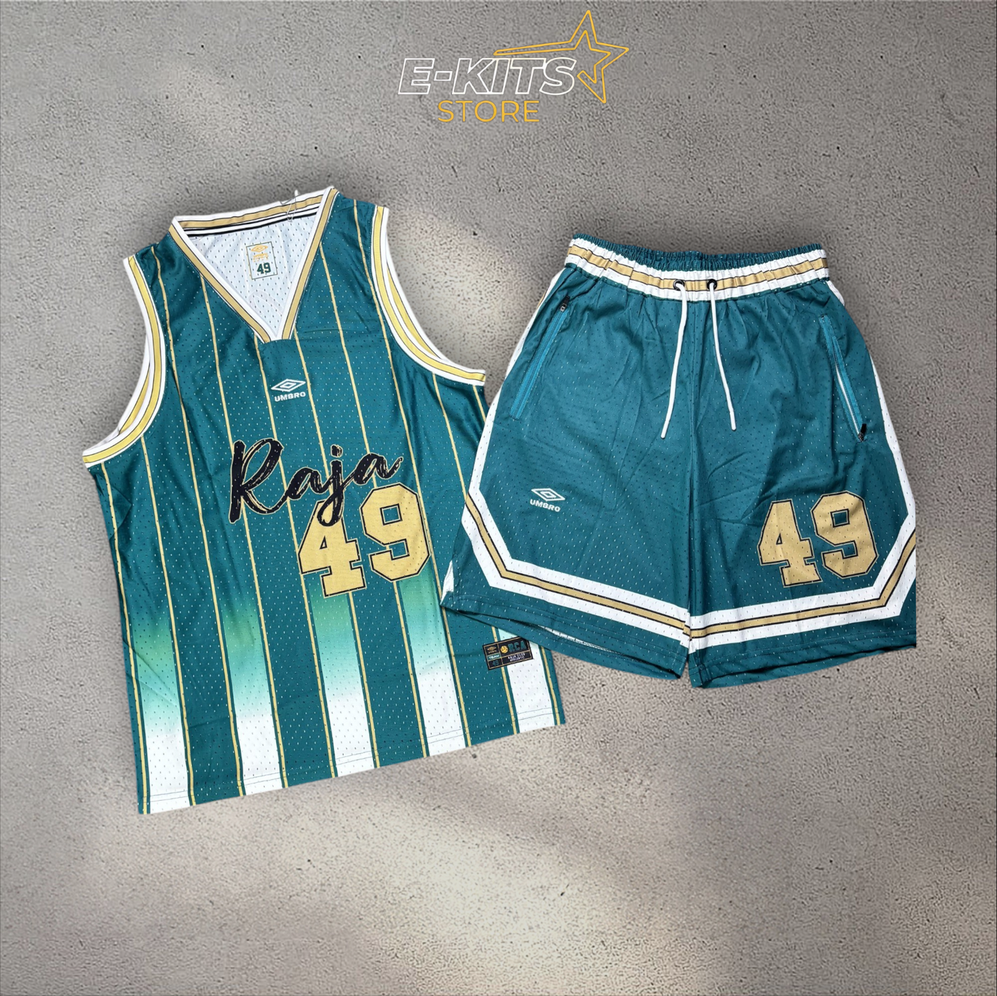 Tank top, basketball style - RAJA 49 - Green