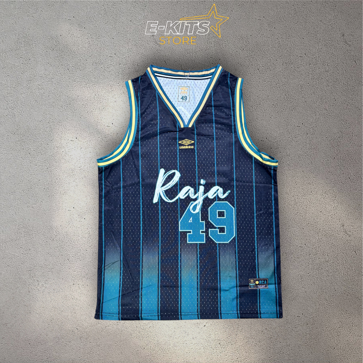 Basketball-style Tank Top - RAJA 49 - Black