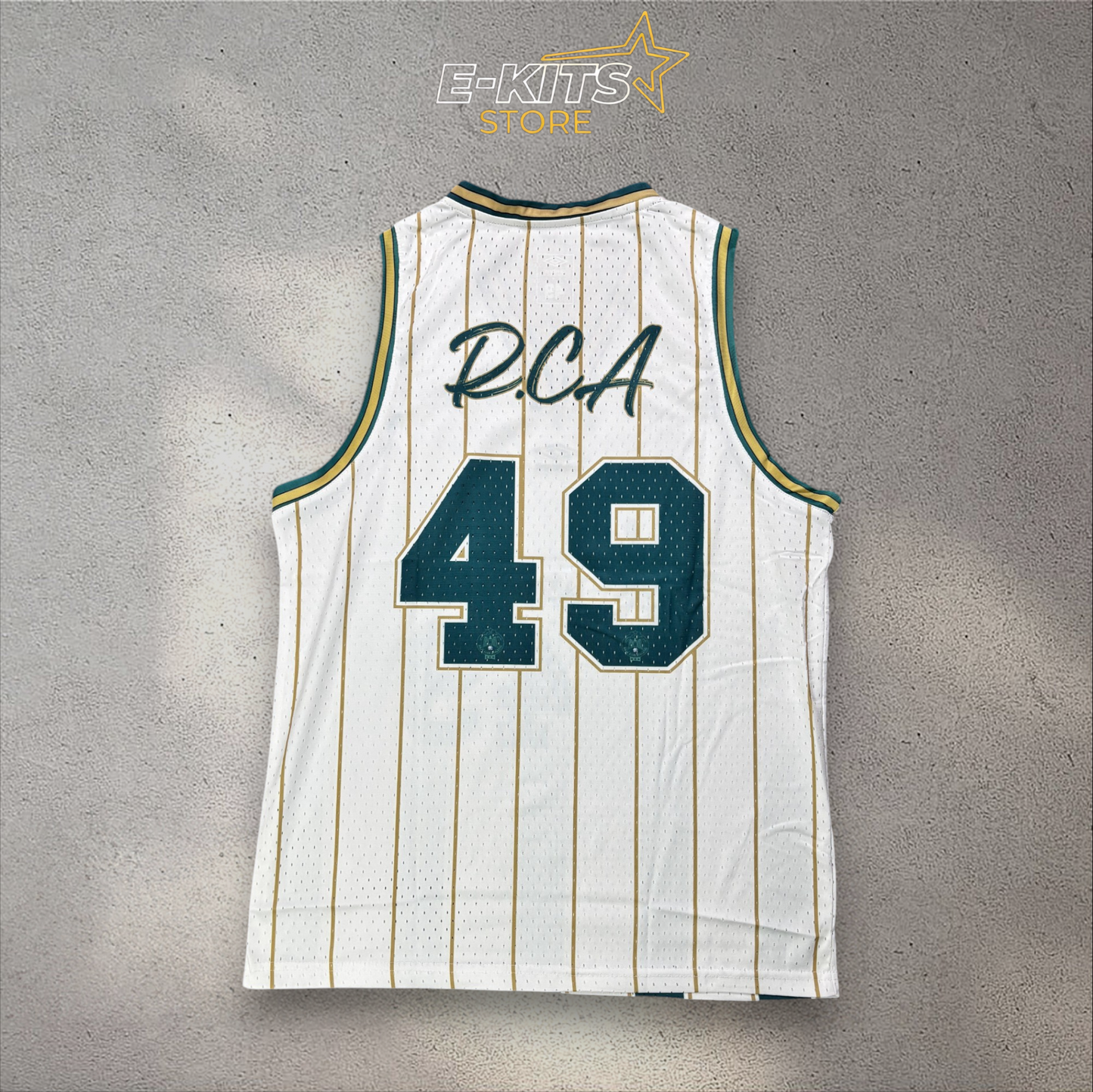 Débardeur style basket - RAJA 49 - Blanc