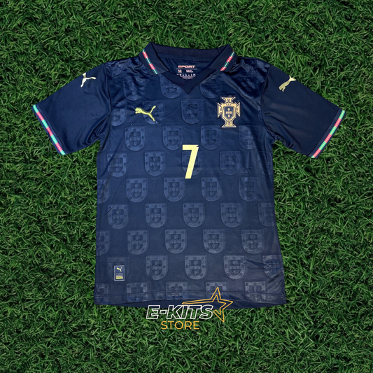 البرتغال - كأس العالم 26 - أسود - رونالدو 7